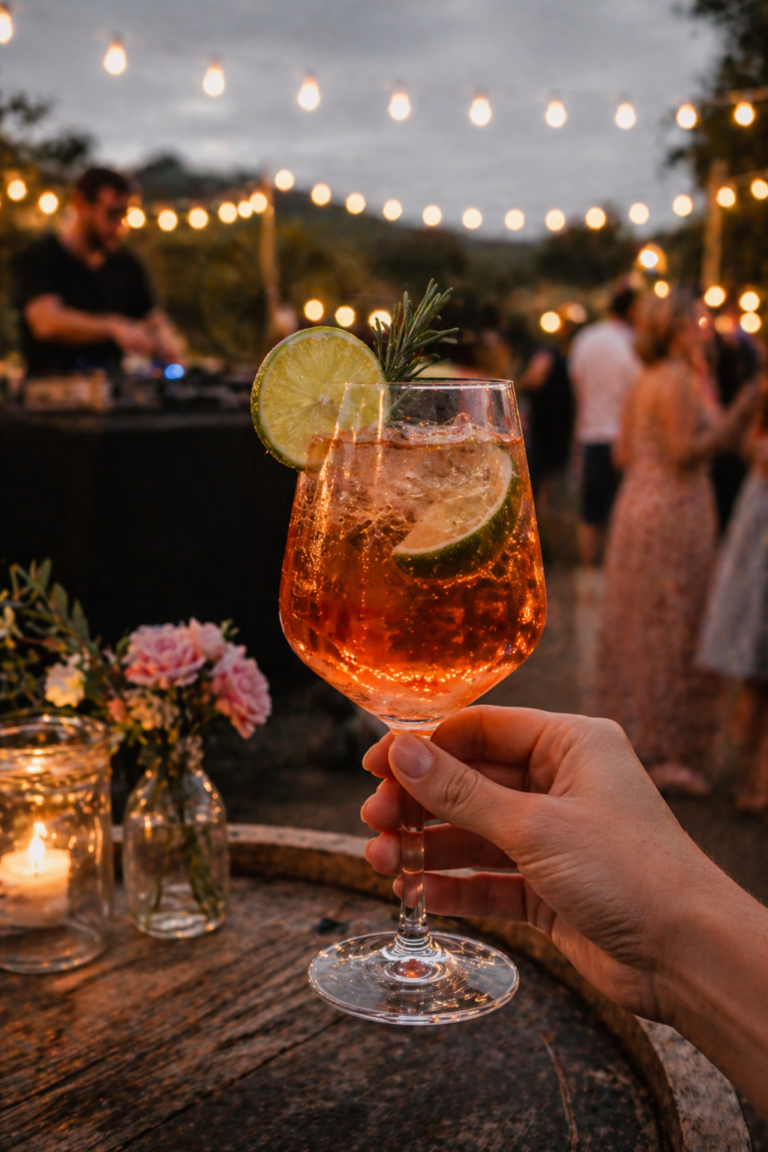rosé party cocktail
